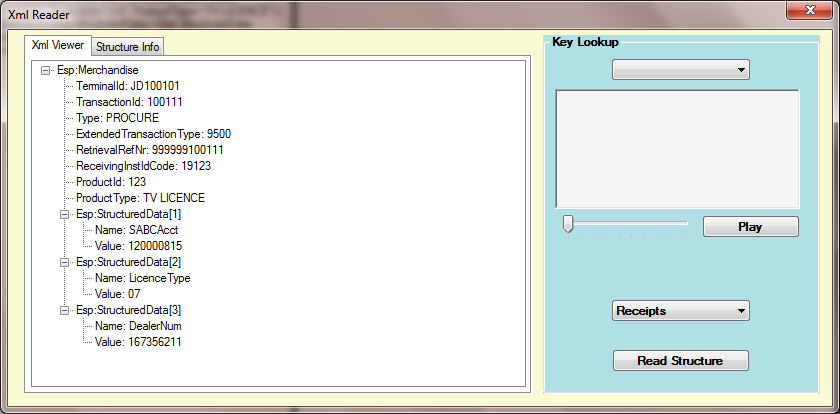 XML Command Tester